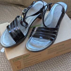 Naot Current Women's Black Sandals NIB